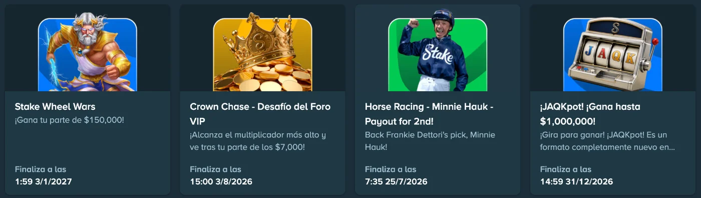 Ofertas y promociones exclusivas de Stake Casino